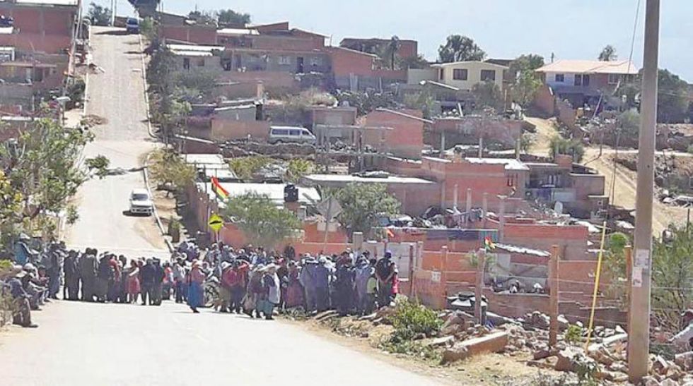 Cochabamba: encarcelan a 5 presuntos loteadores 
