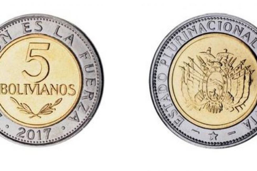 El BCB alerta que circulan monedas de Bs 5 falsificadas: aprende a identificarlas