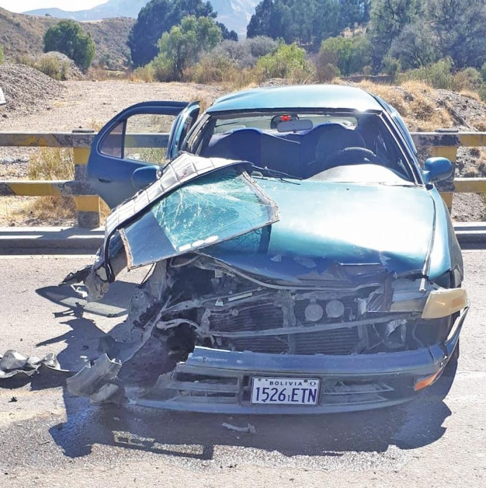 Cuatro accidentes viales provocaron cinco heridos