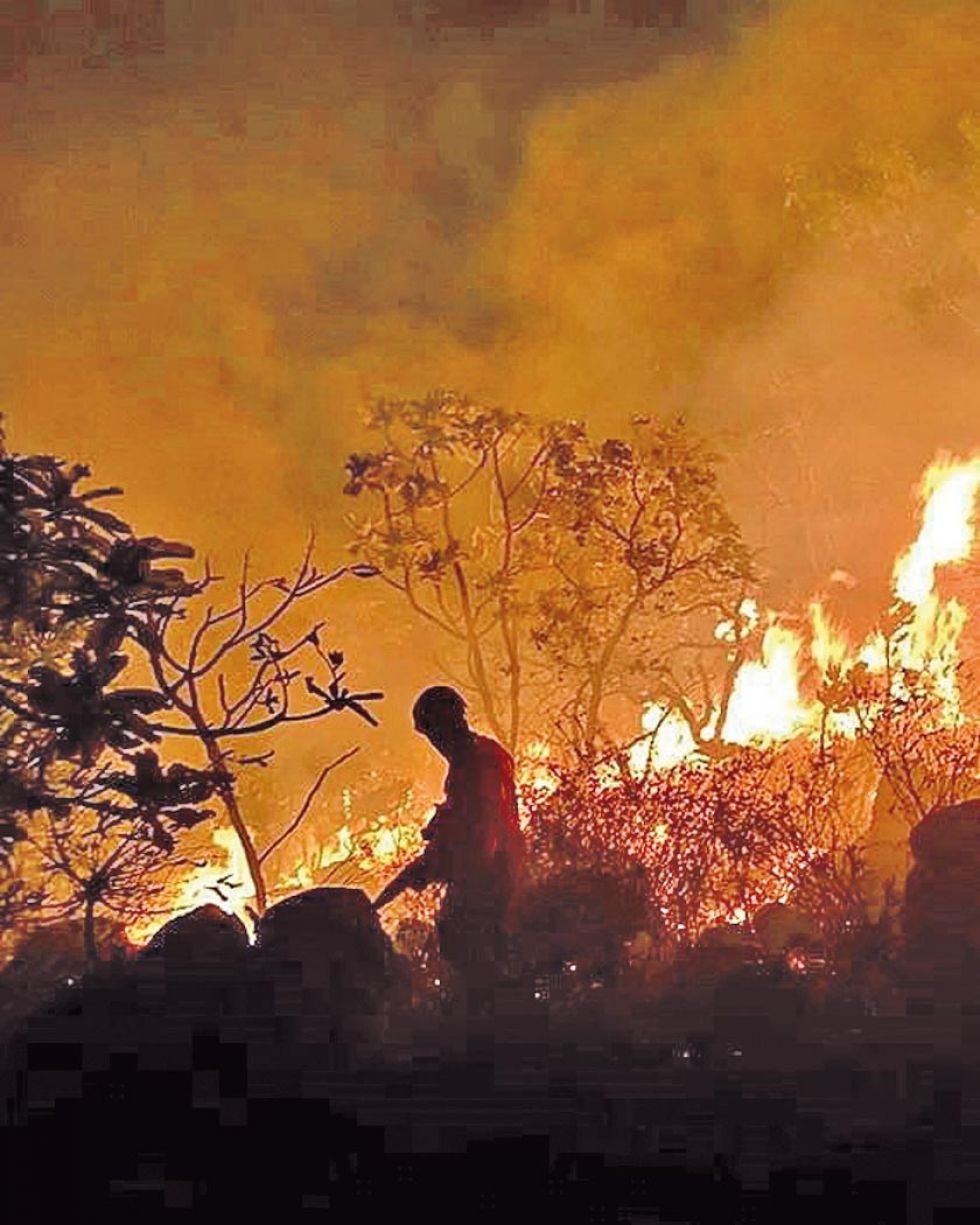 Macron llama al mundo a actuar contra el fuego en la Amazonía