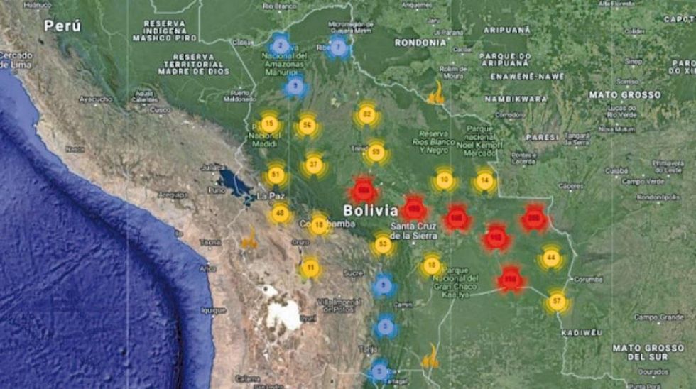 En lo que va del año se quemó 1.8 MM de hectáreas de bosques