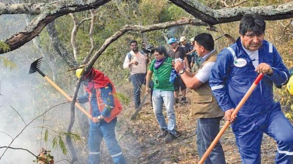 Morales decide declarar "pausa ecológica" en la zona de la Chiquitania