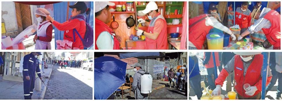 Salud ambiental del Sedes revisó a expendedores de alimentos 