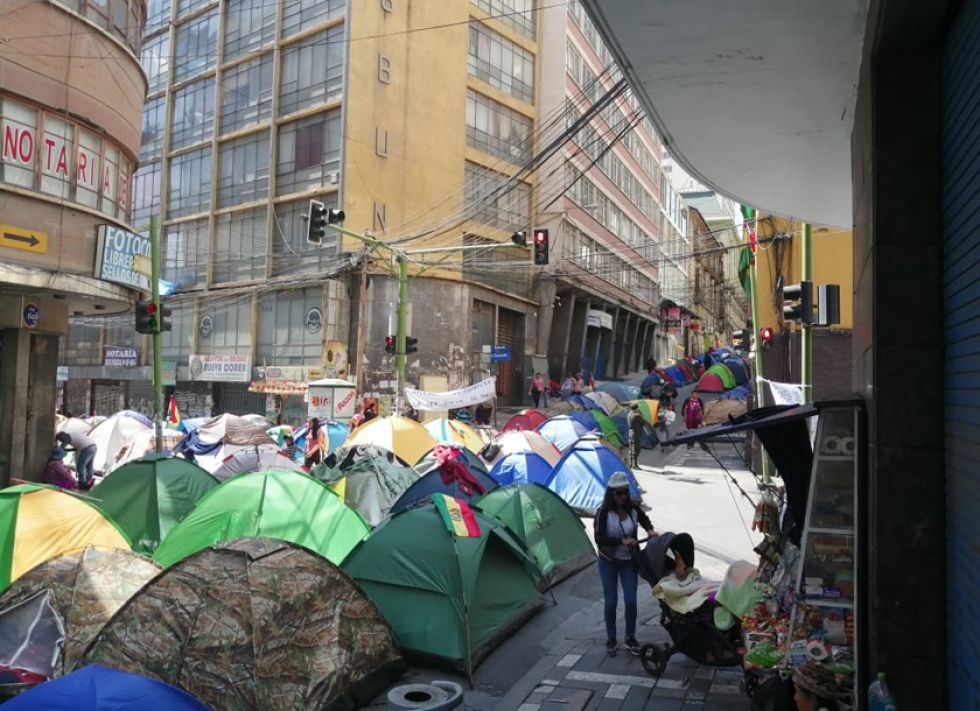 Sigue sin solución conflicto de mineros de San Cristóbal