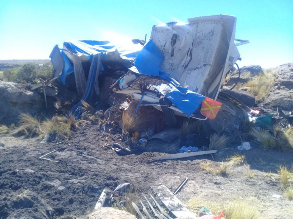Falla en frenos ocasiona dos accidentes