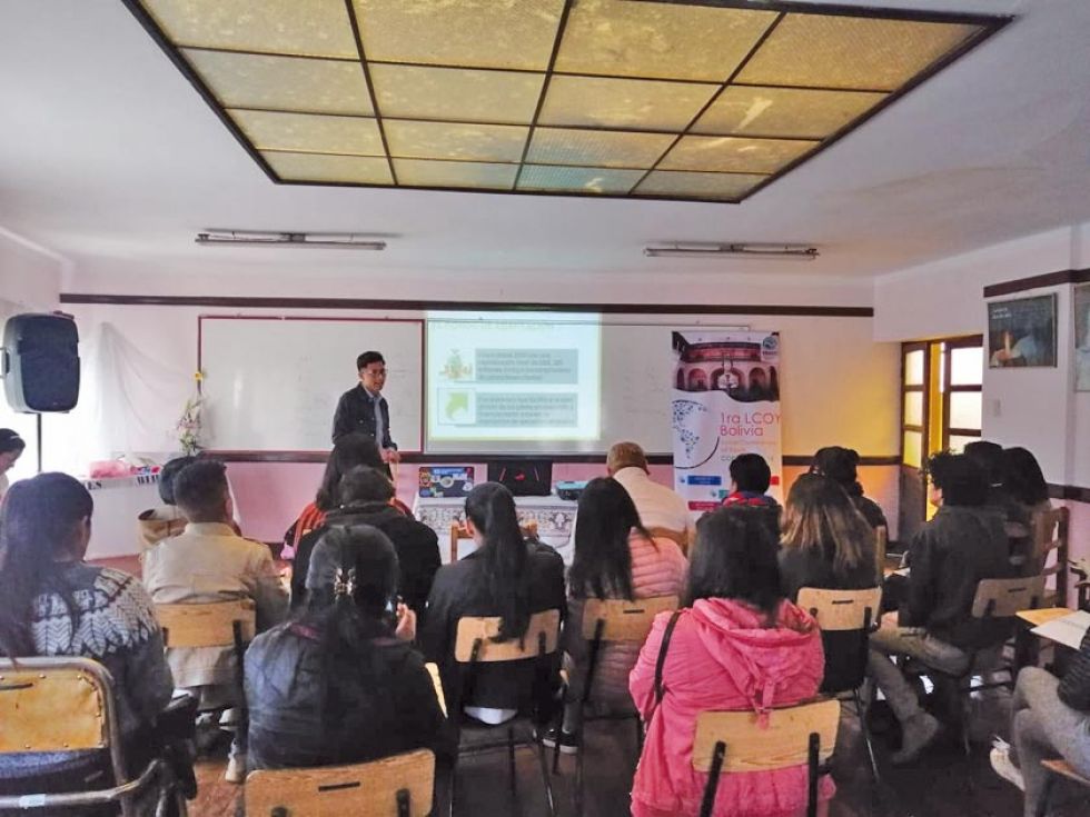 Dan taller sobre cambio climático con 30 jóvenes