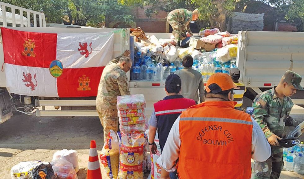 La colaboración potosina ya se encuentra en la Chiquitanía 