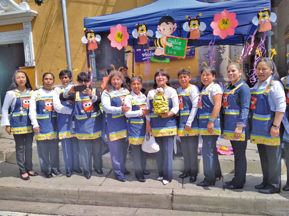 Educadoras del Nivel Inicial celebraron su día el jueves
