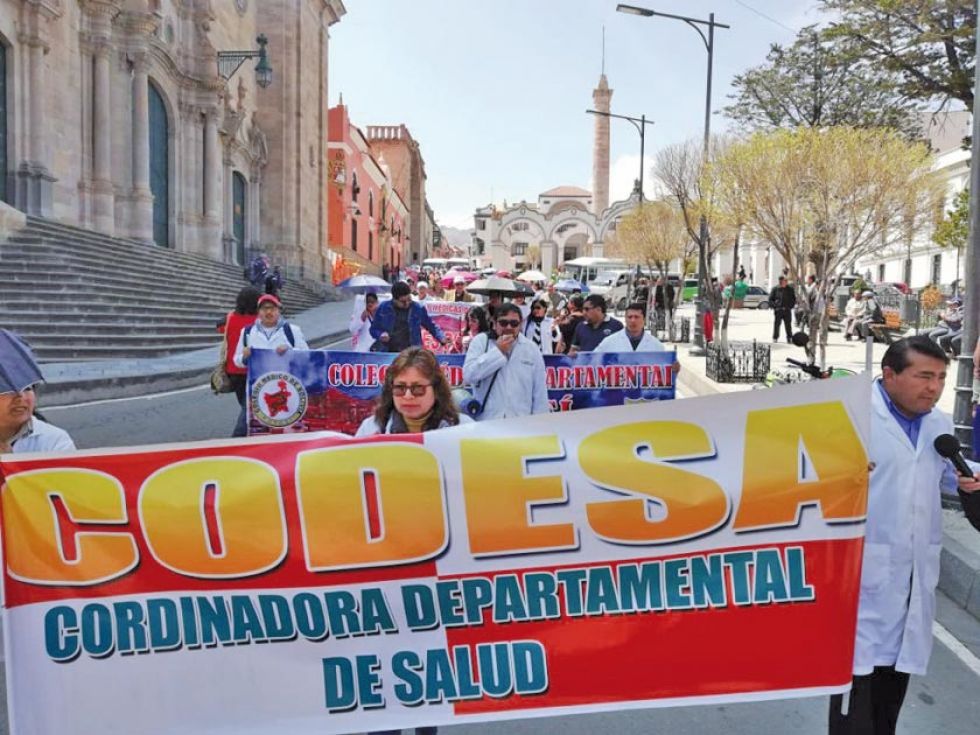 Médicos anuncian la instalación de piquetes de huelga de hambre