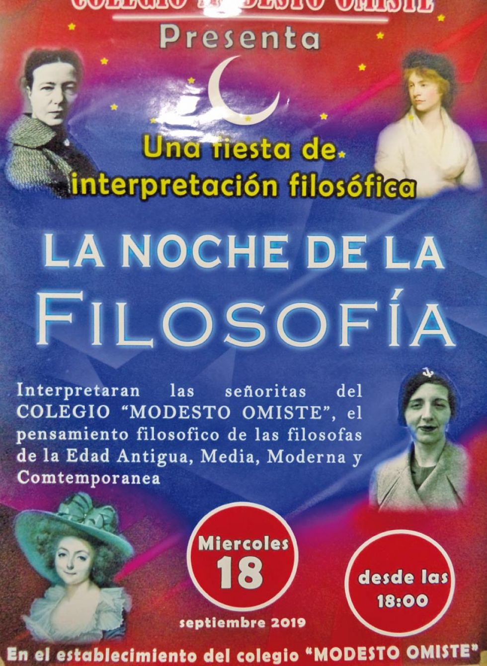 Modesto Omiste destaca la obra de filósofas del mundo