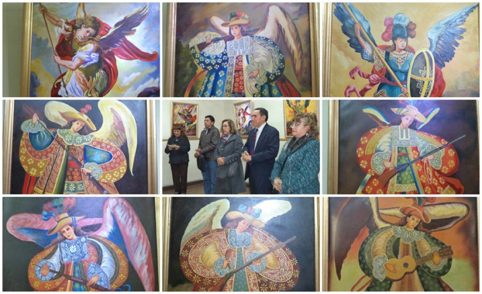 Arcángeles  inspiran muestra de Corso Cruz