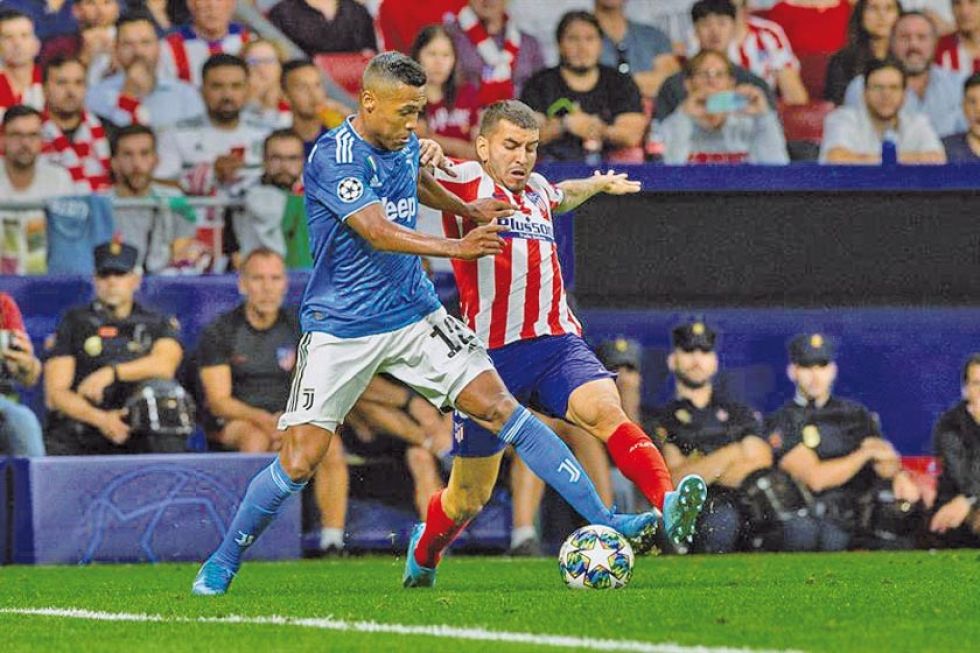 Herrera le da el empate a Atlético contra el Juventus