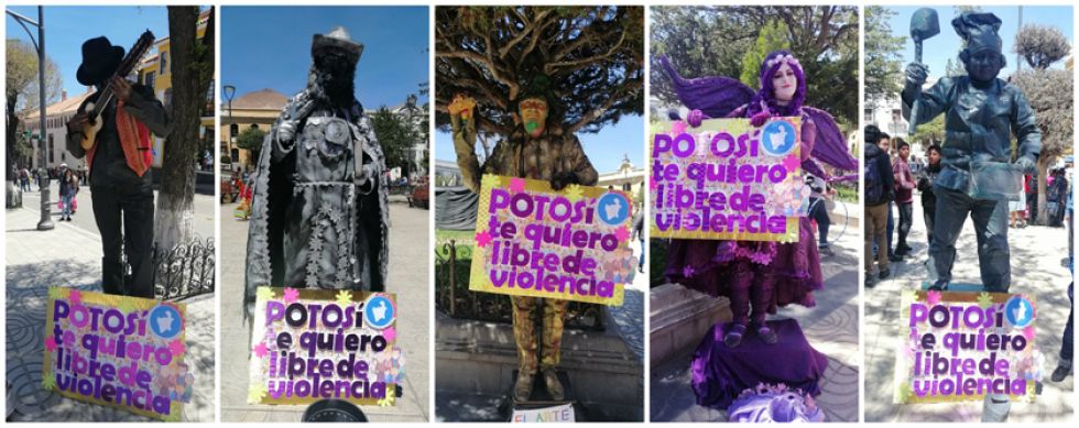 FIC muestra el festival de estatuas vivientes con países invitados