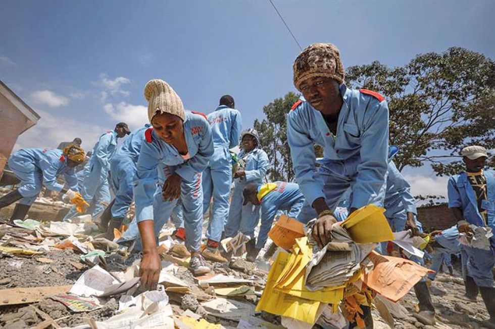 Kenia: Derrumbe provoca la muerte de siete niños