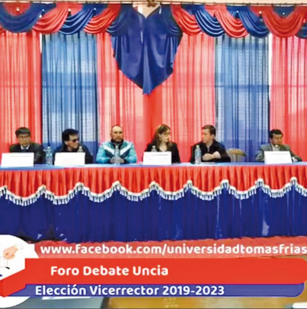 Inician los debates de la elección del vicerrector