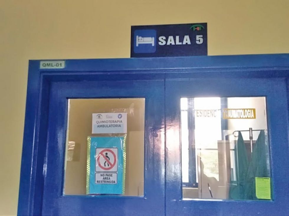 Hospital Bracamonte atiende a pacientes con quimioterapia