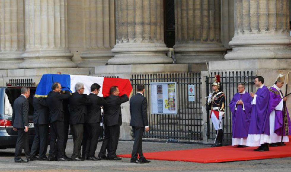 Francia rinde su homenaje al fallecido Jacques Chirac