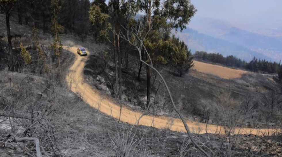 Controlan el incendio en el Parque Tunari