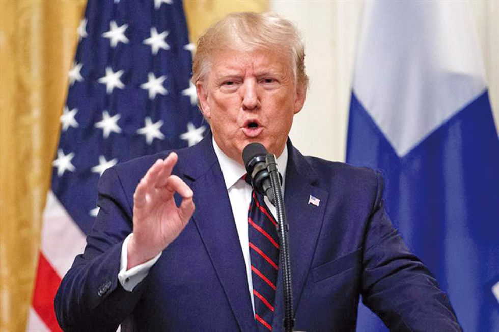 Trump acusa a demócratas de conspirar