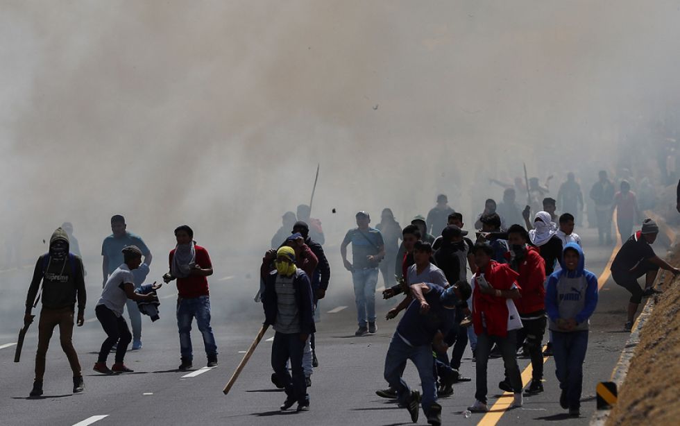 Marcha de indígenas va a la capital de Ecuador