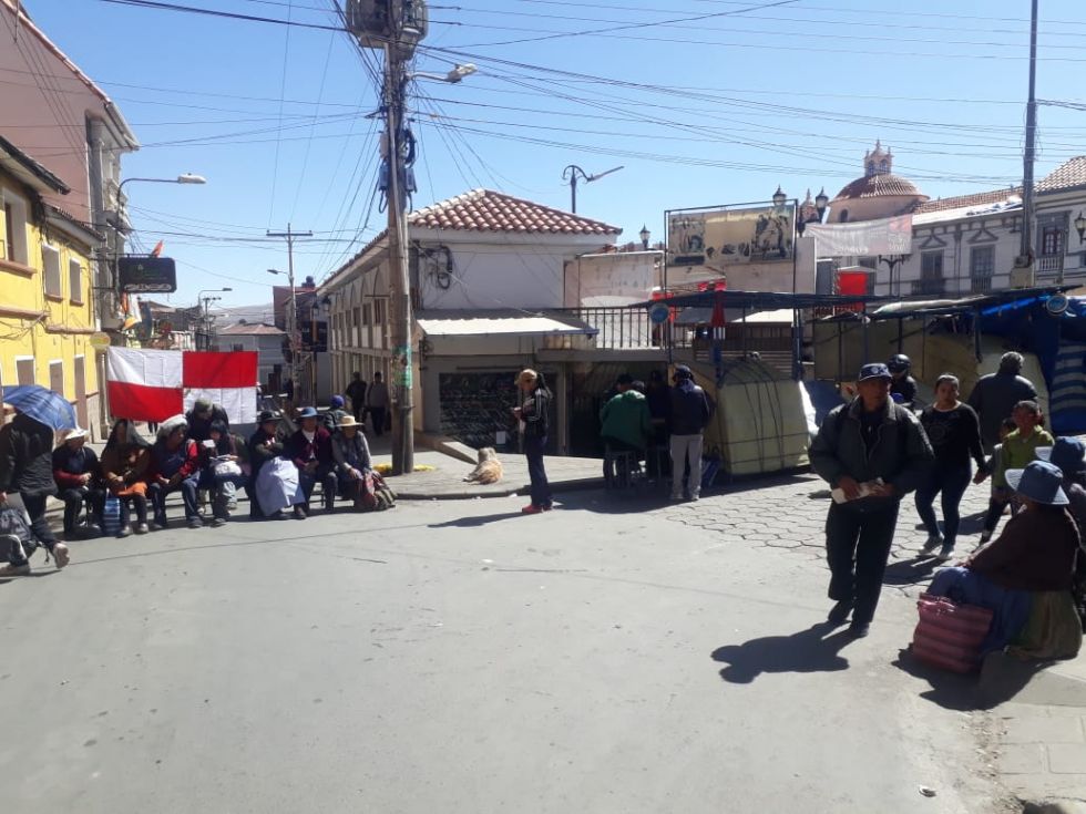 El centro de la ciudad es el más bloqueado