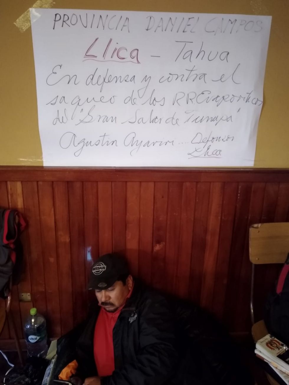 Se mantiene la huelga de hambre de Comcipo en La Paz