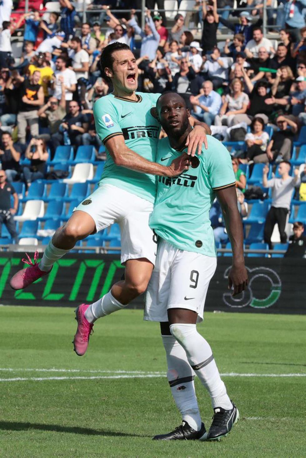 Inter gana a Sassuolo en la octava fecha de la Serie A italiana