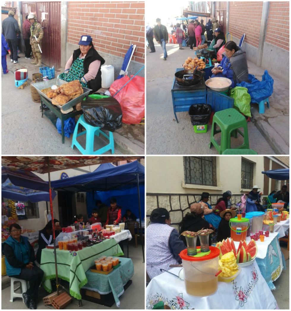 Abundó la oferta de bebidas frías y comida en recintos