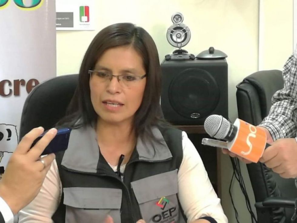 Olga Mary Martínez renuncia al cargo del vocal del TED Chuquisaca