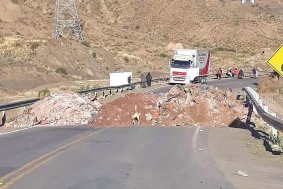 Garitas de la ciudad de Potosí se encuentran bloqueadas