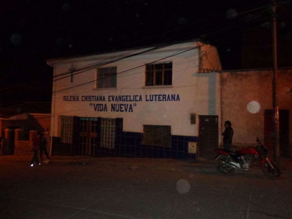 Delincuentes roban objetos en una Iglesia Evangélica