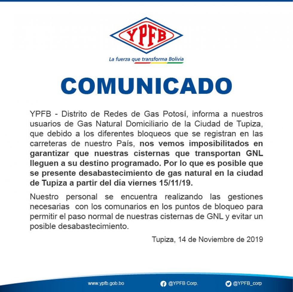 COMUNICADO
