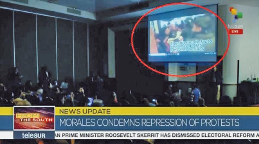 Expresidente mostró video de represión en México como si fuera de Bolivia