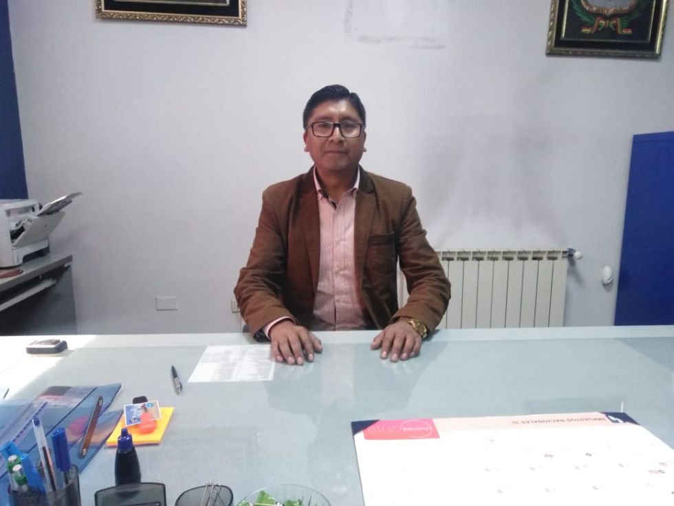 Zenón Condori es el nuevo gerente interino del Servicio de Impuestos en Potosí