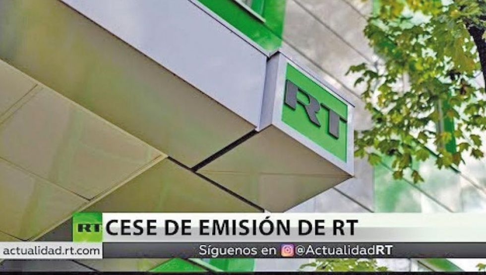 Cotas cesa señal de canal ruso RT