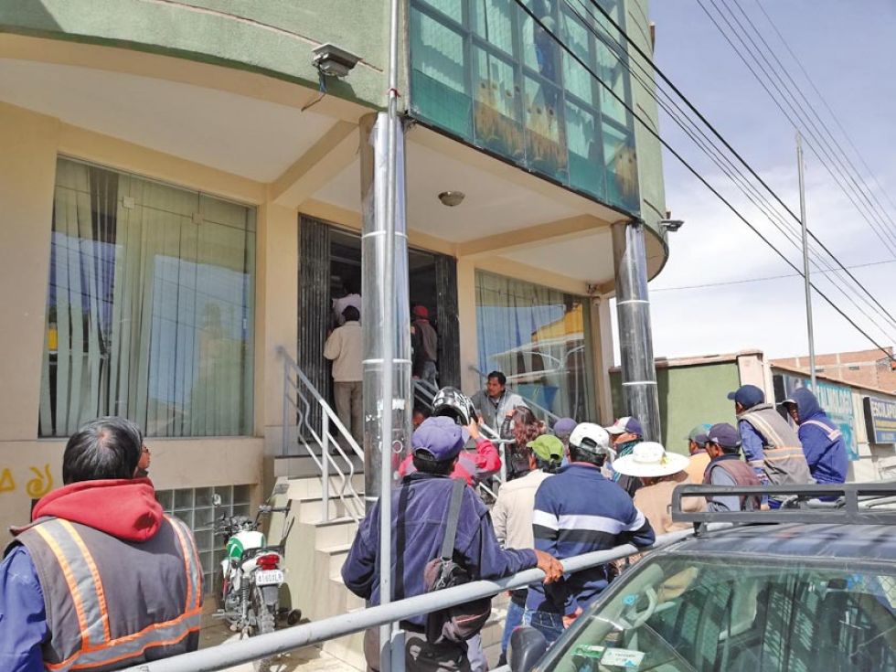 Renuncia el pleno del directorio sindical de trabajadores de Aapos