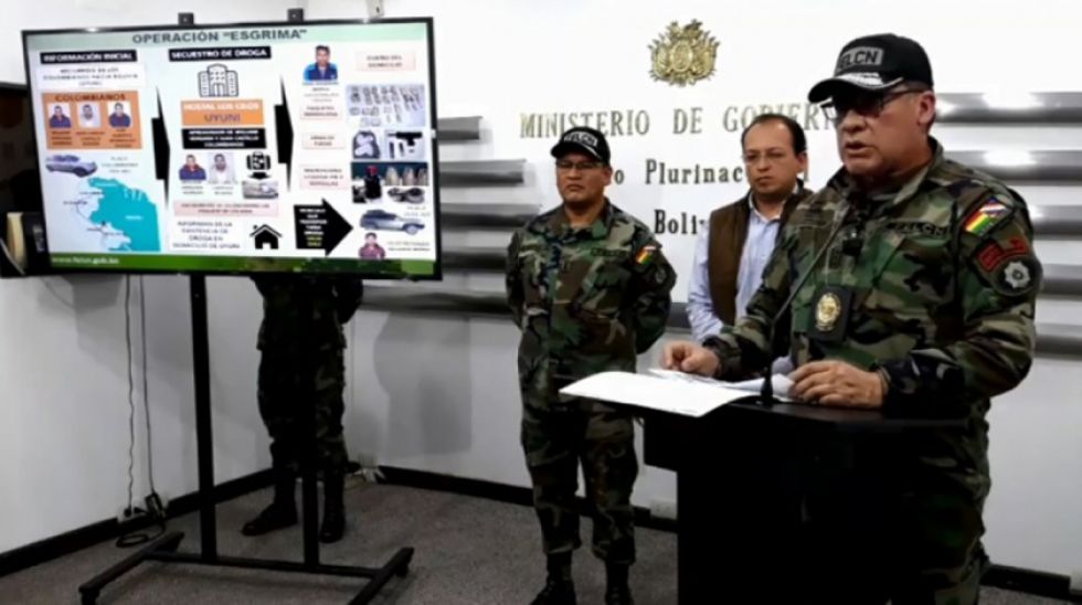 Banda criminal tráficaba droga de Colombia a Chile