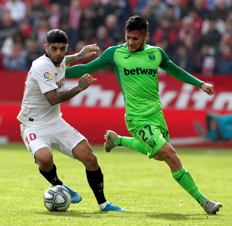 Sevilla se trepa al segundo lugar con una victoria sobre Leganés