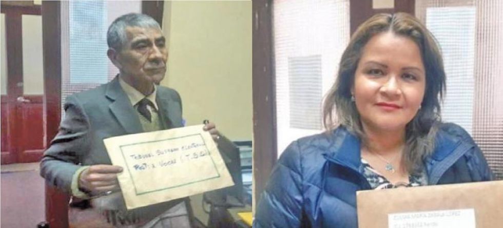 Registran a dos postulantes al cargo de vocales del TSE