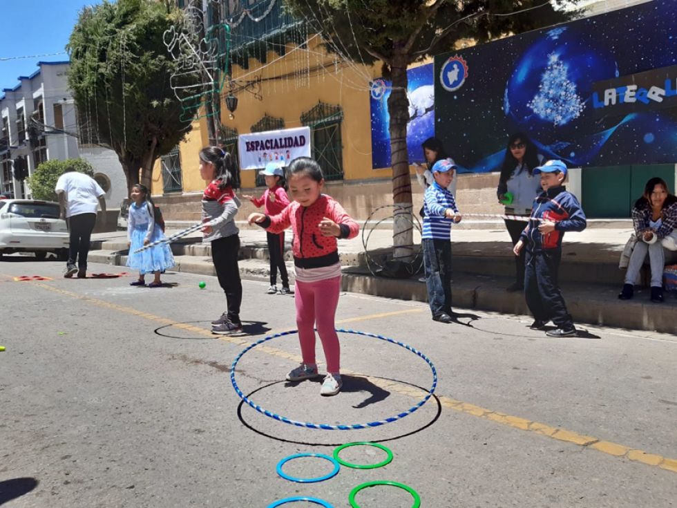 Los domingos familiares llenaron la plaza principal 