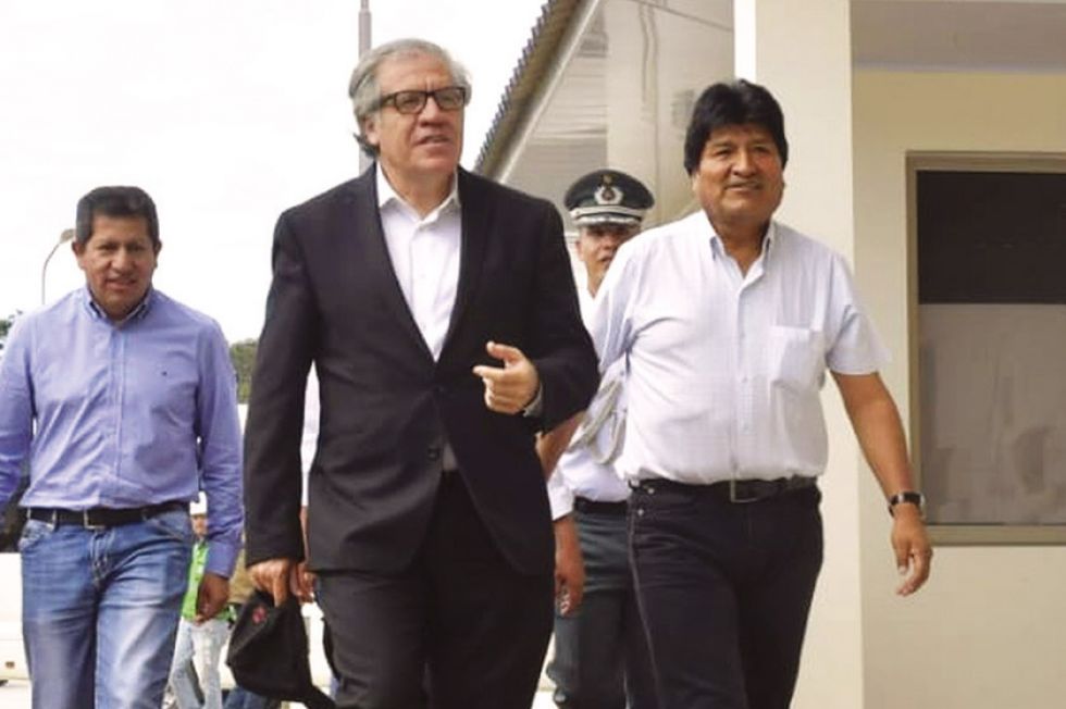 Almagro: Morales hizo mucho daño y debe ser indagado por el fraude