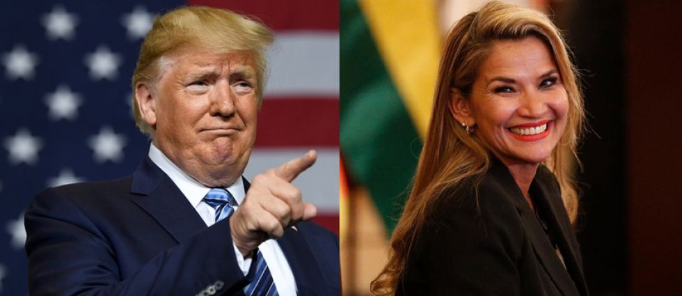 Trump respalda a la presidenta Añez y alerta violencia en curso