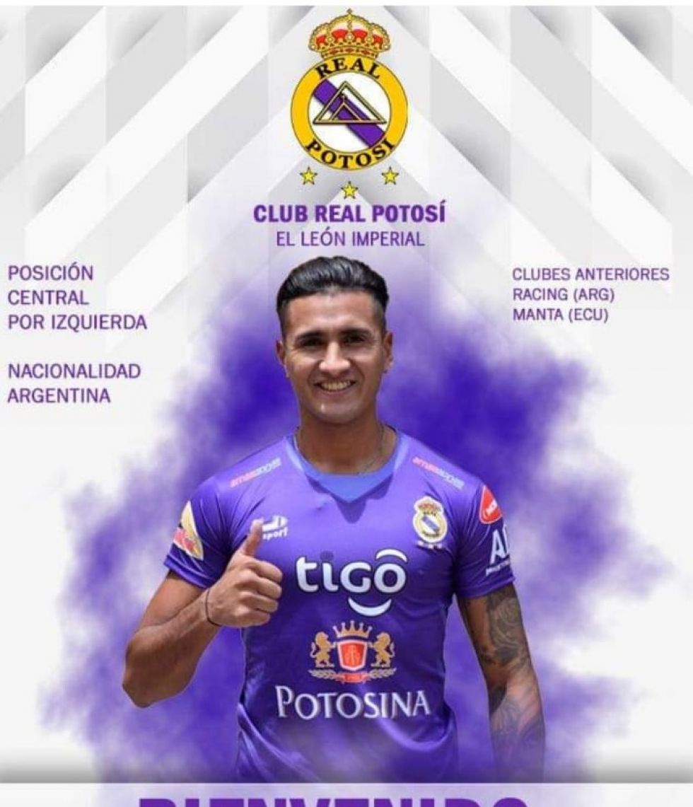 Nicolás Aguirre se suma a Real Potosí