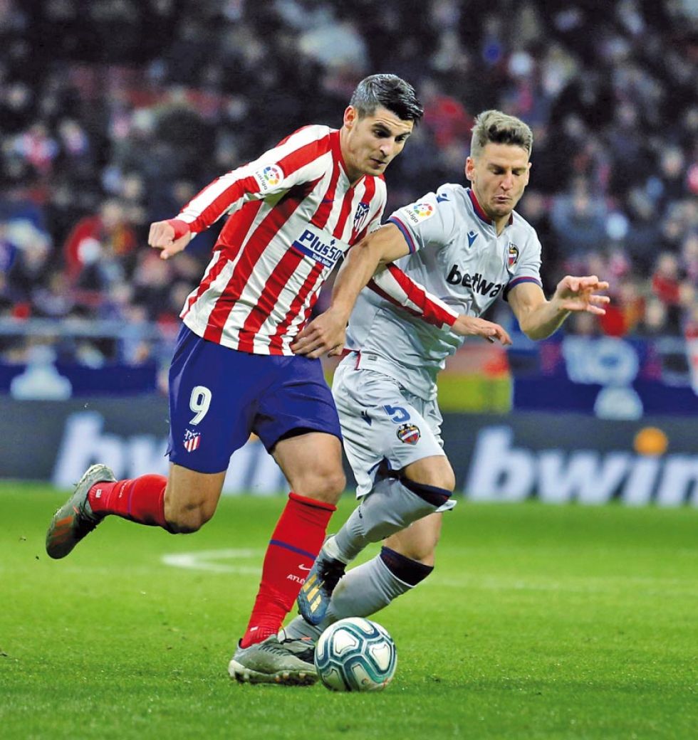 Atlético gana a Levante en el “Metropolitano”