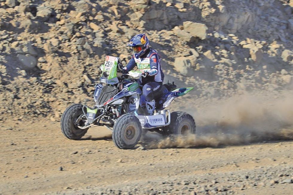El piloto chileno Casale regresa con victoria al rali en la categoría de los quads