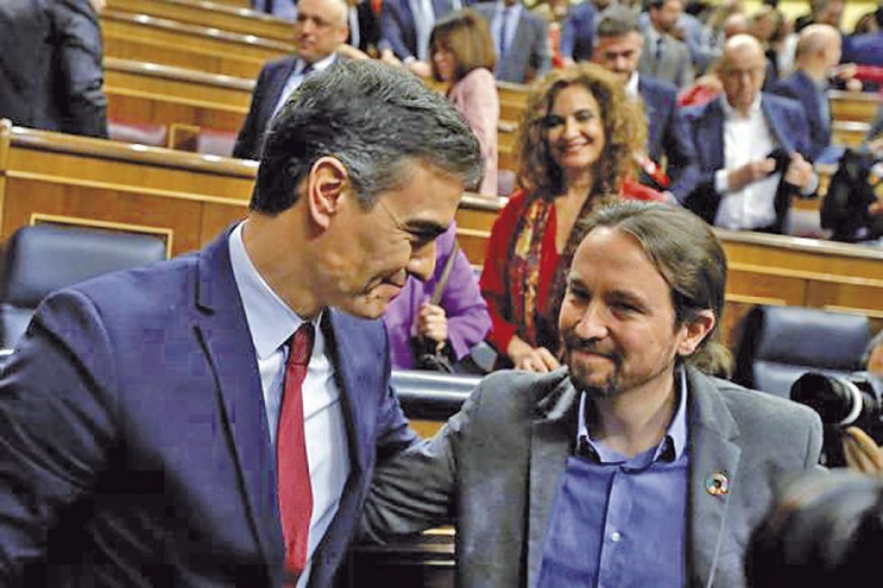 Sánchez preside gobierno de izquierdas en España
