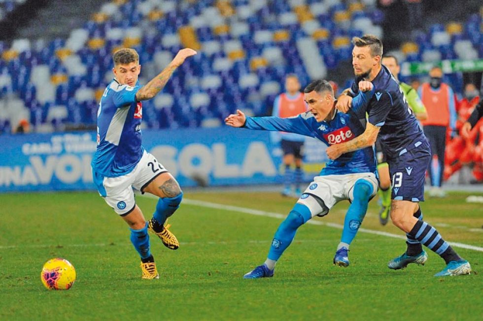 Nápoles elimina al Lazio y alcanza las semifinales de la Copa Italia 