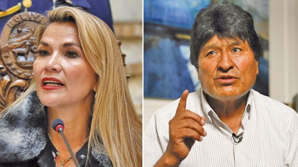 Entre mensajes de Áñez y Evo con movilizaciones transcurre este 22