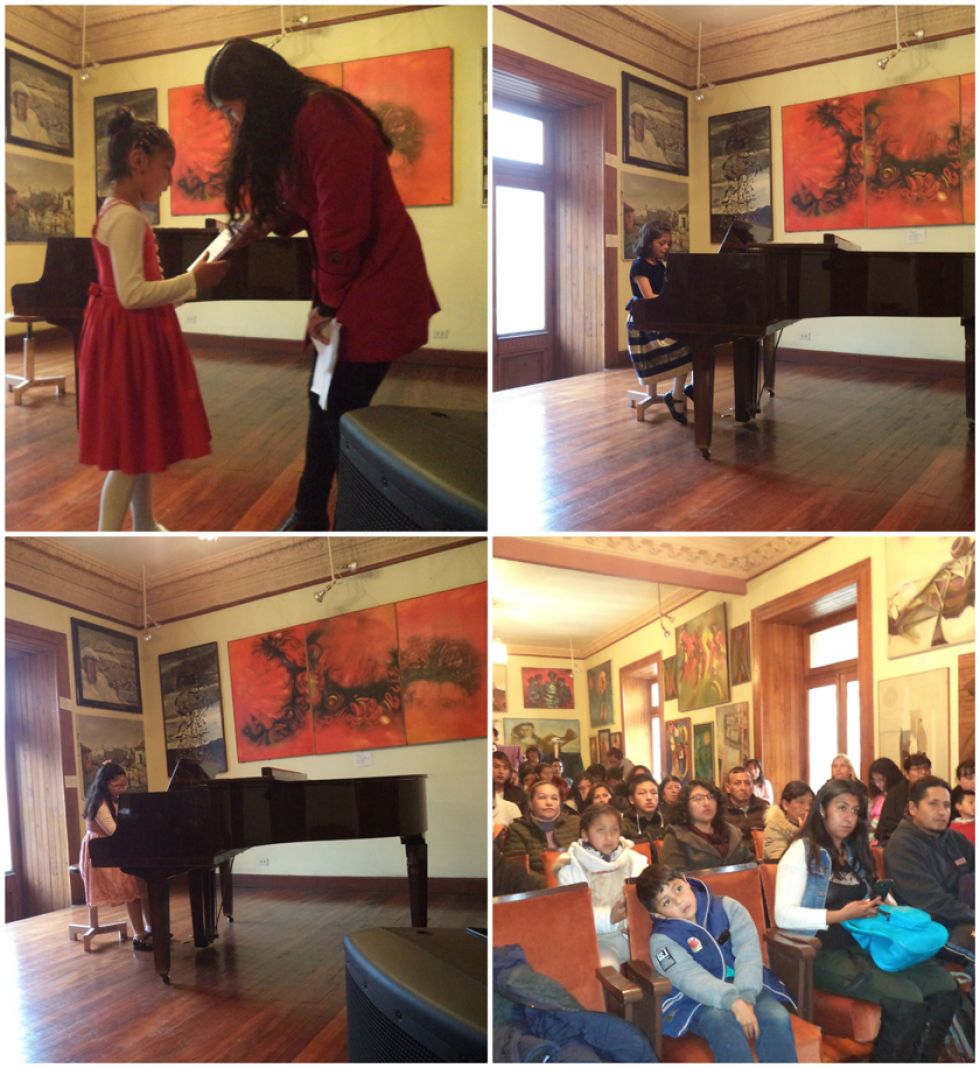 Alumnos muestran su arte al interpretar instrumentos