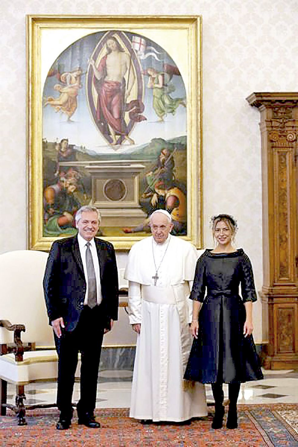 Fernández: "El Papa siempre me va a ayudar"